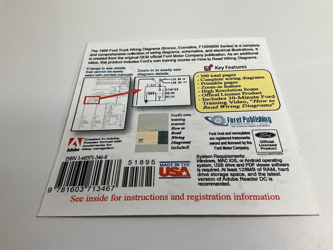 1969 Ford Truck USB Wiring Diagrams (Bronco, Econoline, F-100 F-150 F-250 F-350)