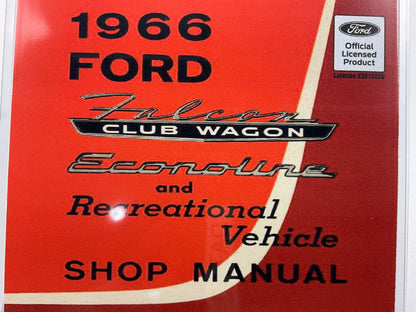 1966 Ford Falcon Club Wagon Econoline & Recreational Shop Manual (USB) USB10034