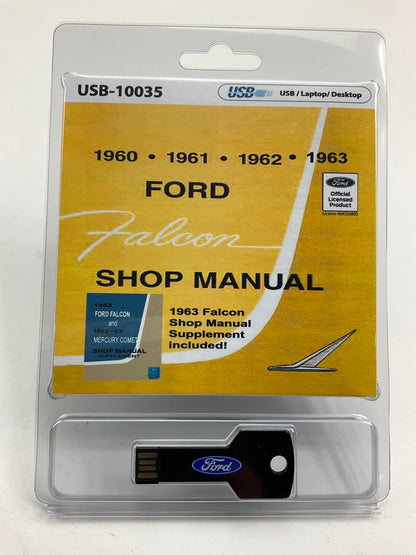 1960-1963 Ford Falcon Shop Manual (USB) USB10035