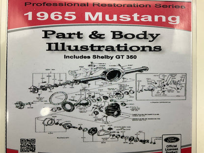 1965 Mustang Part And Body Illustrations Manual (USB) USB10043