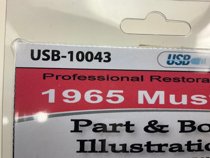 1965 Mustang Part And Body Illustrations Manual (USB) USB10043