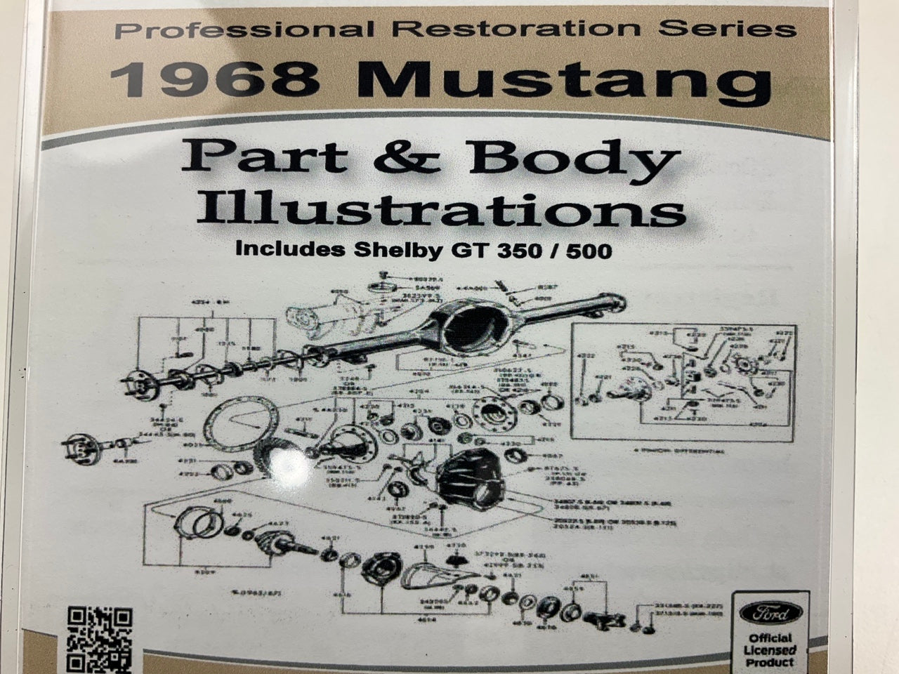 1968 Mustang Part And Body Illustrations Manual (USB) USB10046