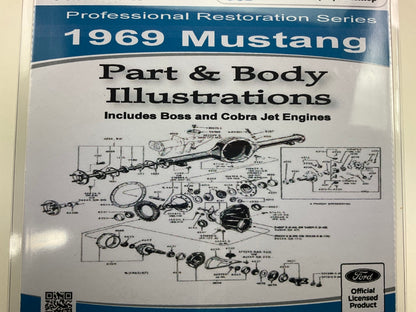 1969 Mustang Part And Body Illustrations Manual (USB) USB10047