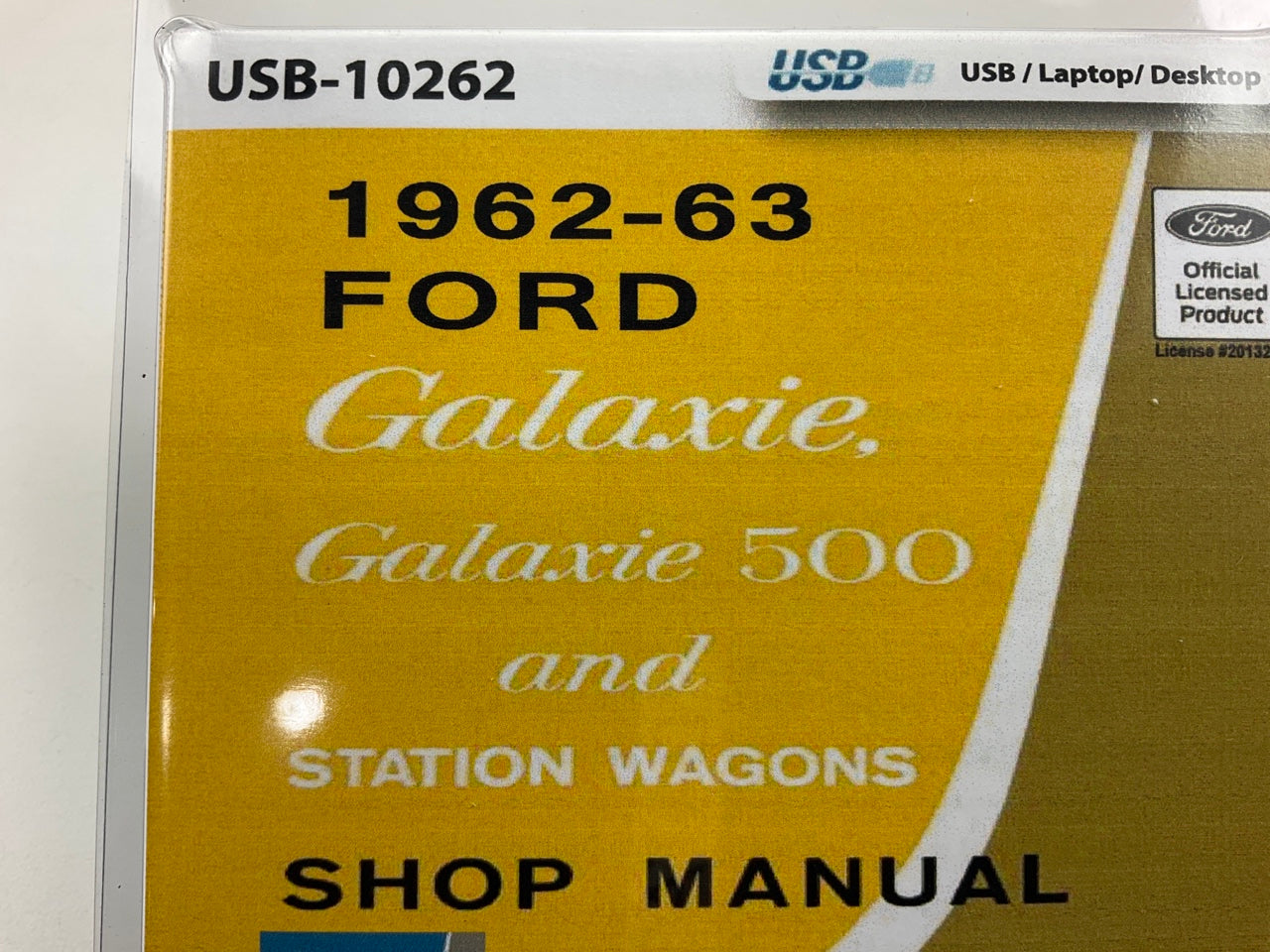 1962-1963 Ford Galaxie & Station Wagons Shop Manual (USB) USB10262