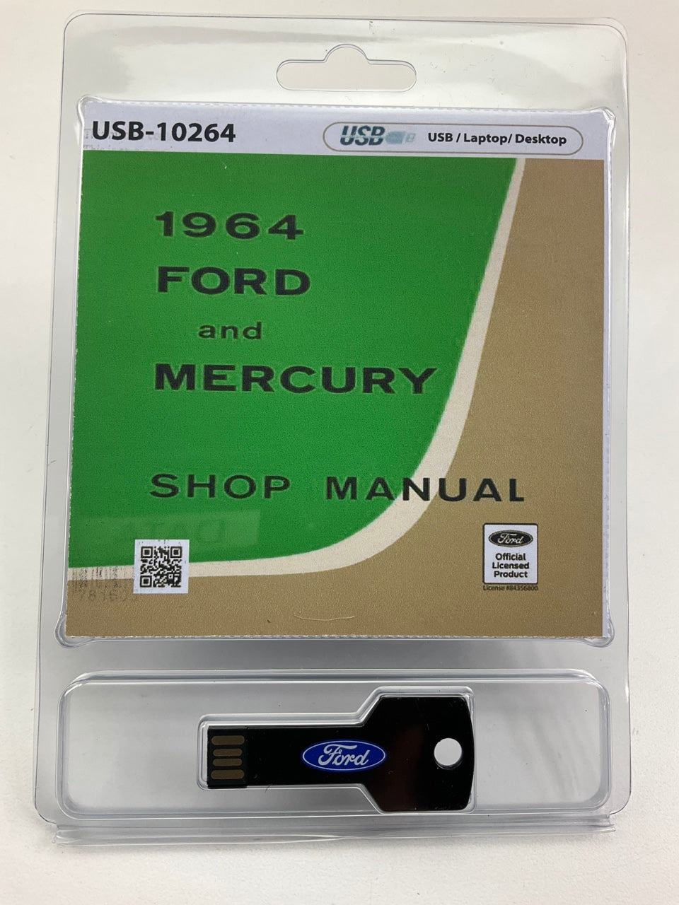 1964 Ford And Mercury Shop Manual (USB) USB10264