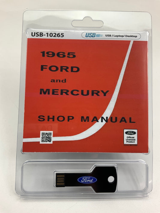 1965 Ford And Mercury Shop Manual (USB) USB10265