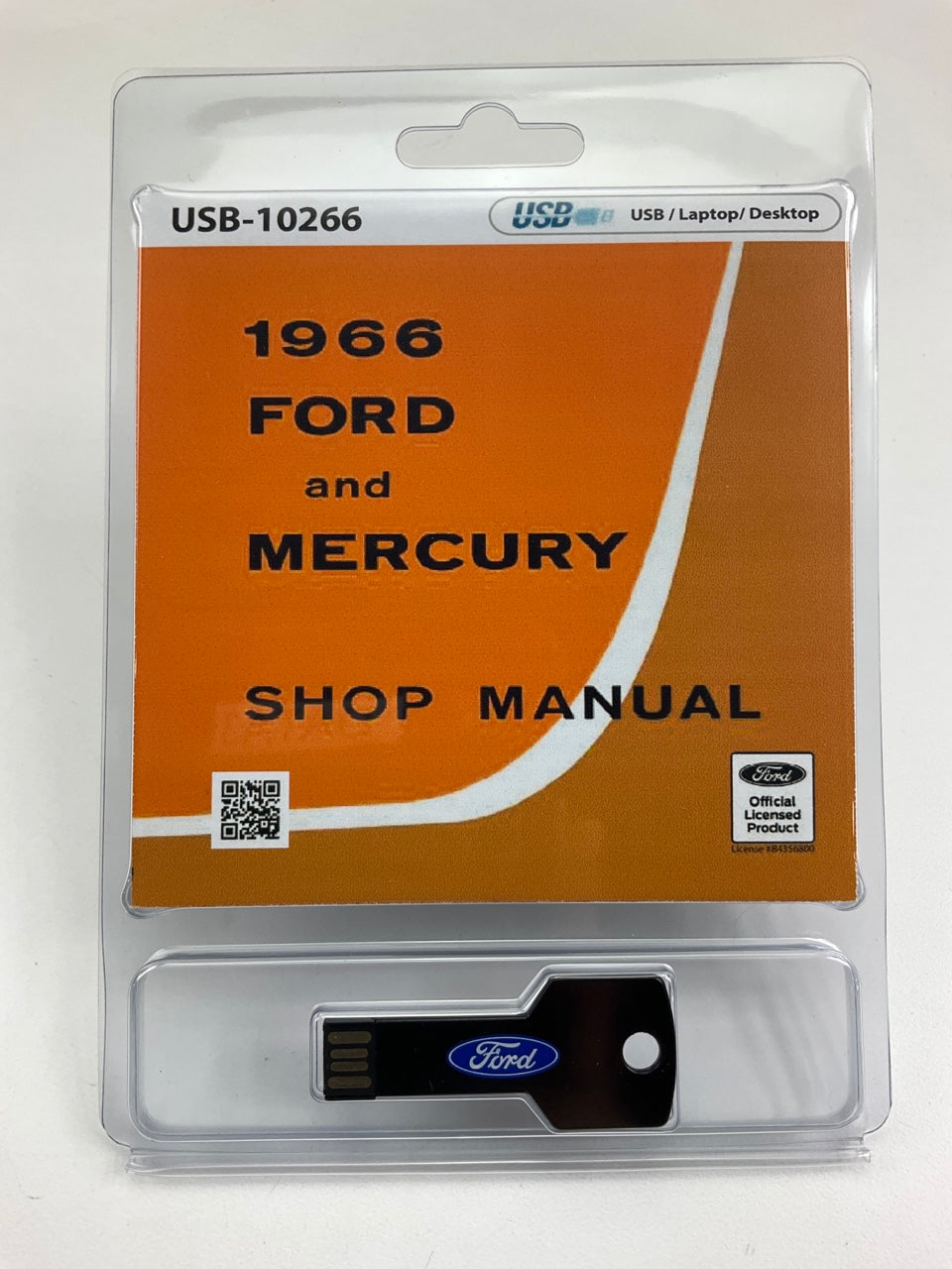 1966 Ford And Mercury Shop Manual (USB) USB10266