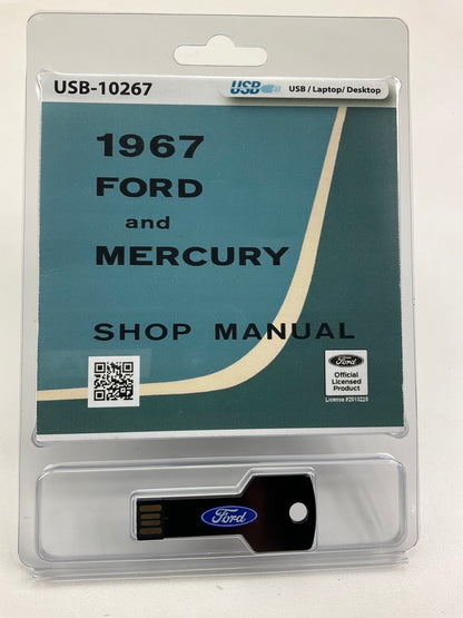 1967 Ford And Mercury Shop Manual (USB) USB10267