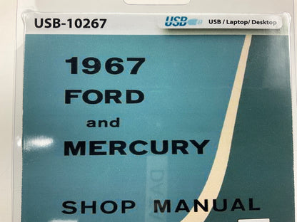 1967 Ford And Mercury Shop Manual (USB) USB10267