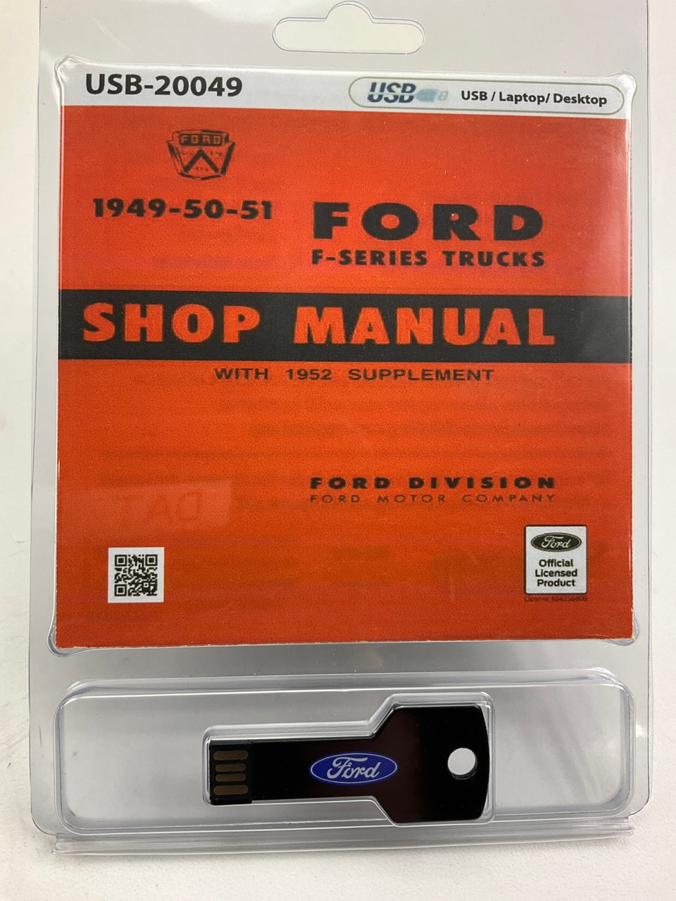 1949 1950 1951 Ford Truck Shop Manual (USB) USB20049