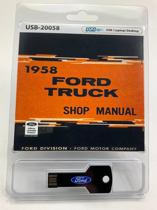 1958 Ford Truck Shop Manual (USB) USB20058