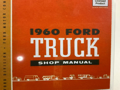 1960 Ford Truck Shop Manual (USB) USB20060