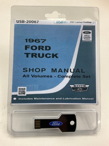 1967 Ford Truck Shop Manual (USB) USB20067