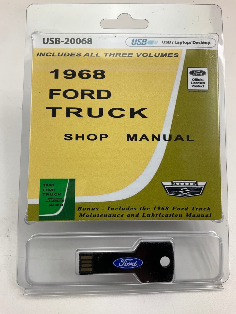 1968 Ford Truck Shop Manual (USB) USB20068