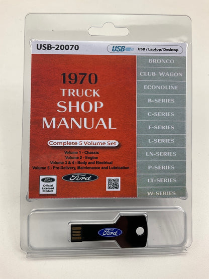 1970 Ford Truck Shop Manual (USB) USB20070