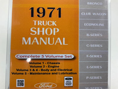 1971 Ford Truck Shop Manual (USB) USB20071