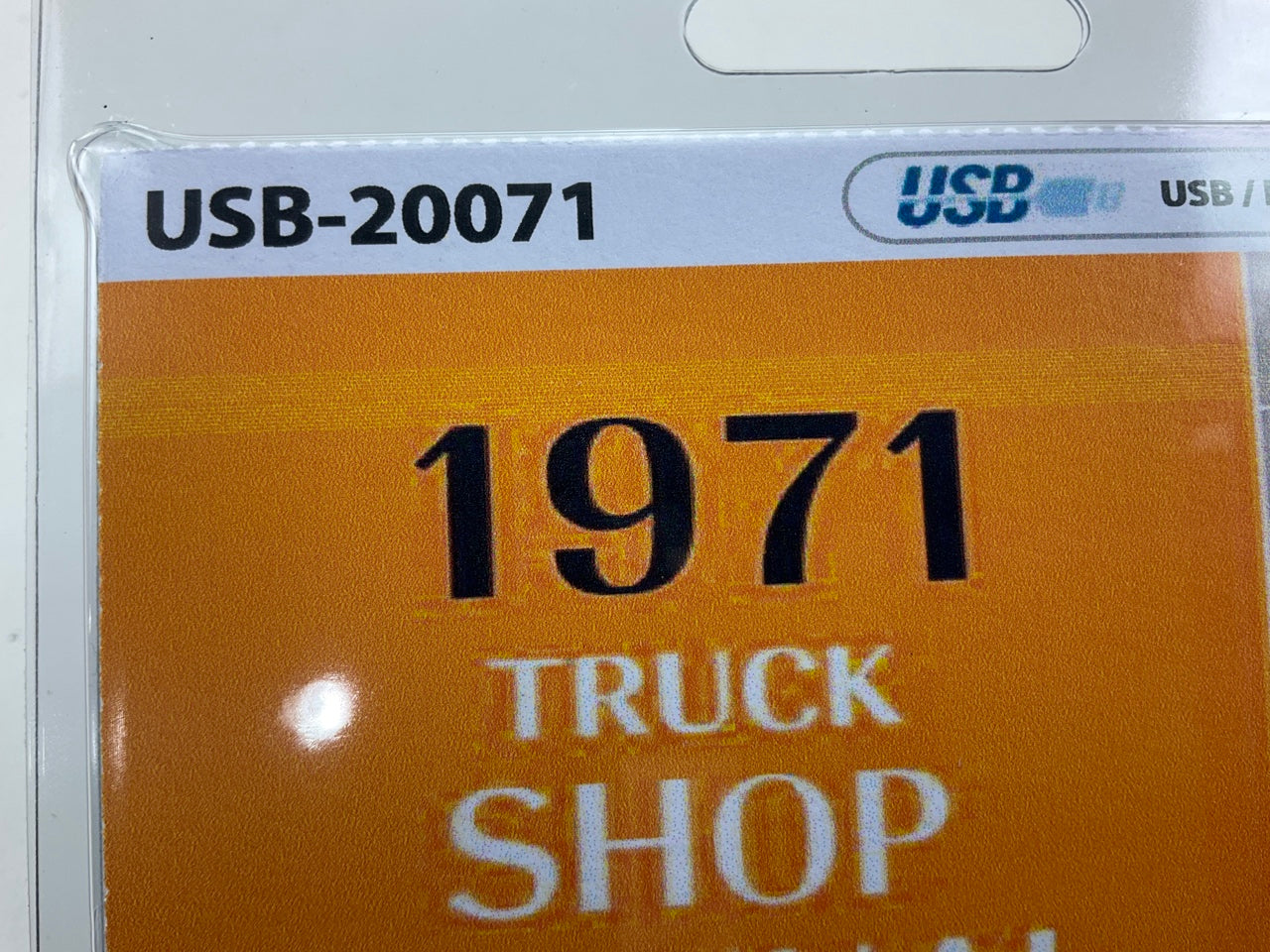 1971 Ford Truck Shop Manual (USB) USB20071