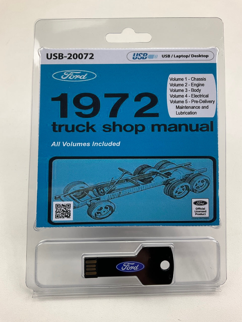 1972 Ford Truck Shop Manual (USB) USB20072