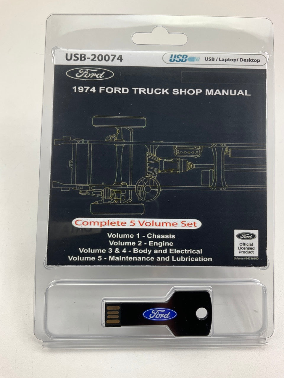 1974 Ford Truck Shop Manual (USB) USB20074