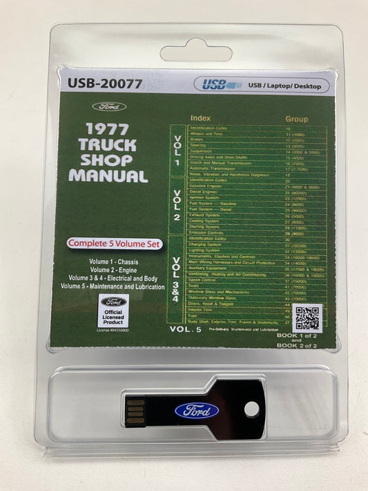 1977 Ford Truck Shop Manual (USB) USB20077