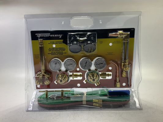 Forney 1705 Torch Kit, Medium Duty, Shop Flame, Victor Type Oxygen Acetylene