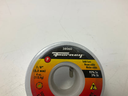 Forney 38060 Lead Free Plumbing Repair Solder, 1/8'' 95/5 Grade, 1/4lbs