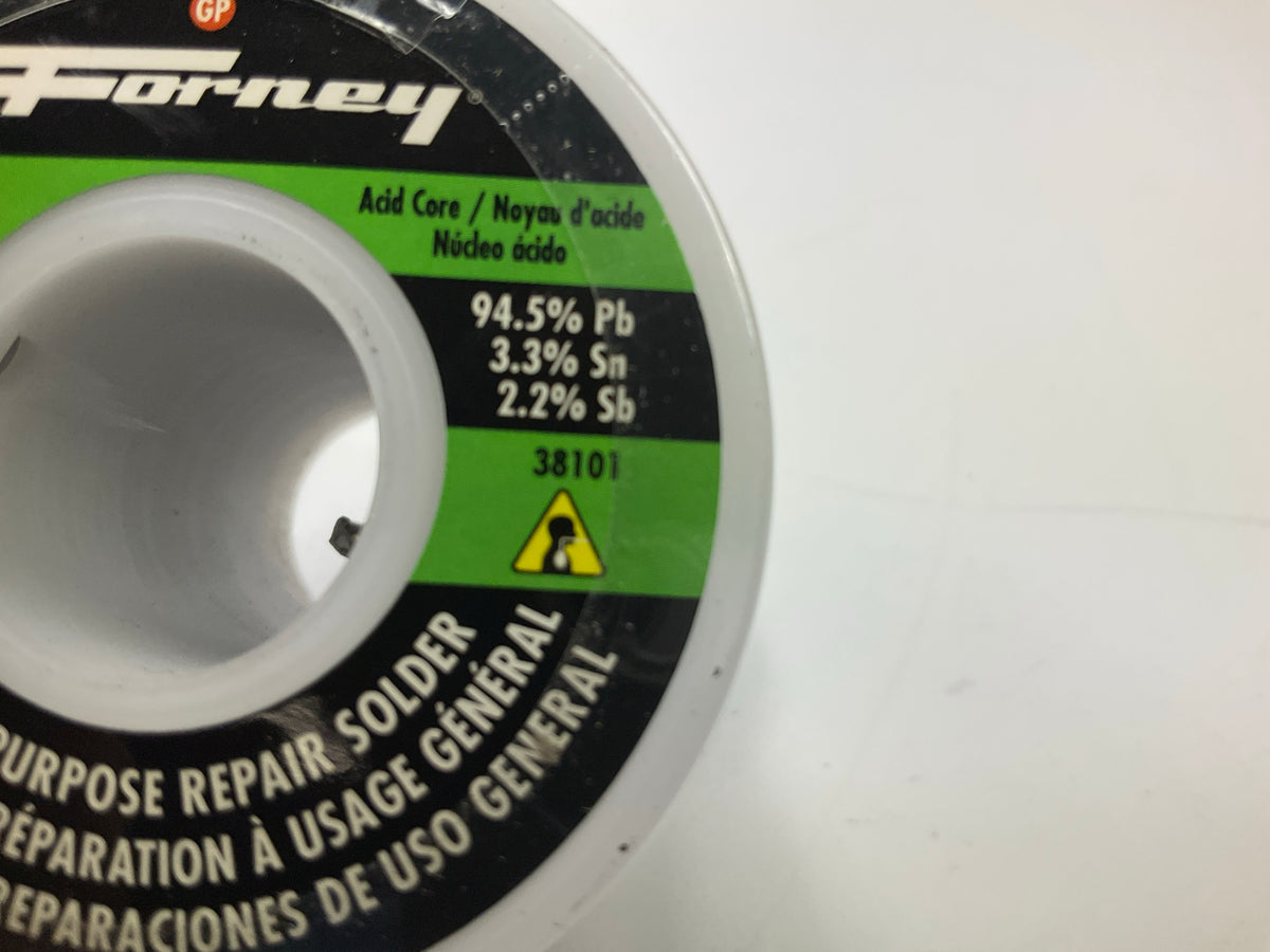 Forney 38101 General Purpose Solder, Acid Core, 1/8'', 16 Oz.