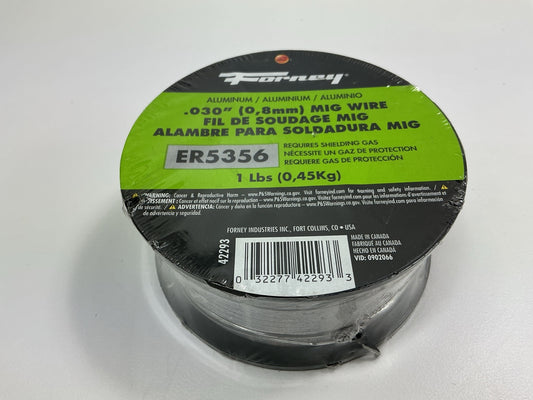 Forney 42293 ER5356, Aluminum MIG Welding Wire, .030 In X 1 Pound