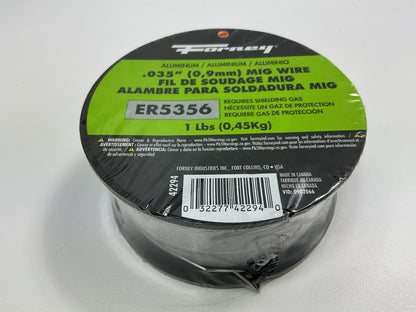 Forney 42294 ER5356, Aluminum MIG Welding Wire, .035 In X 1 Pound