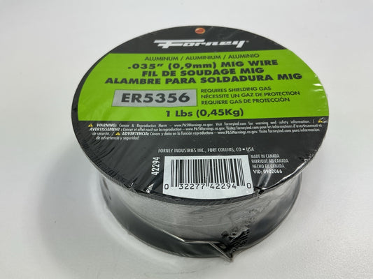 Forney 42294 ER5356, Aluminum MIG Welding Wire, .035 In X 1 Pound