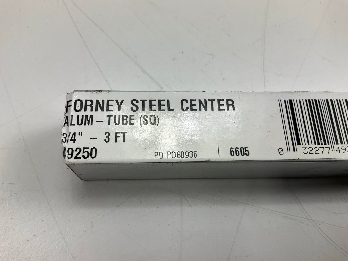Forney 49250 Aluminum Square Tubing, 3/4'' X 3/4'', 36'' LONG