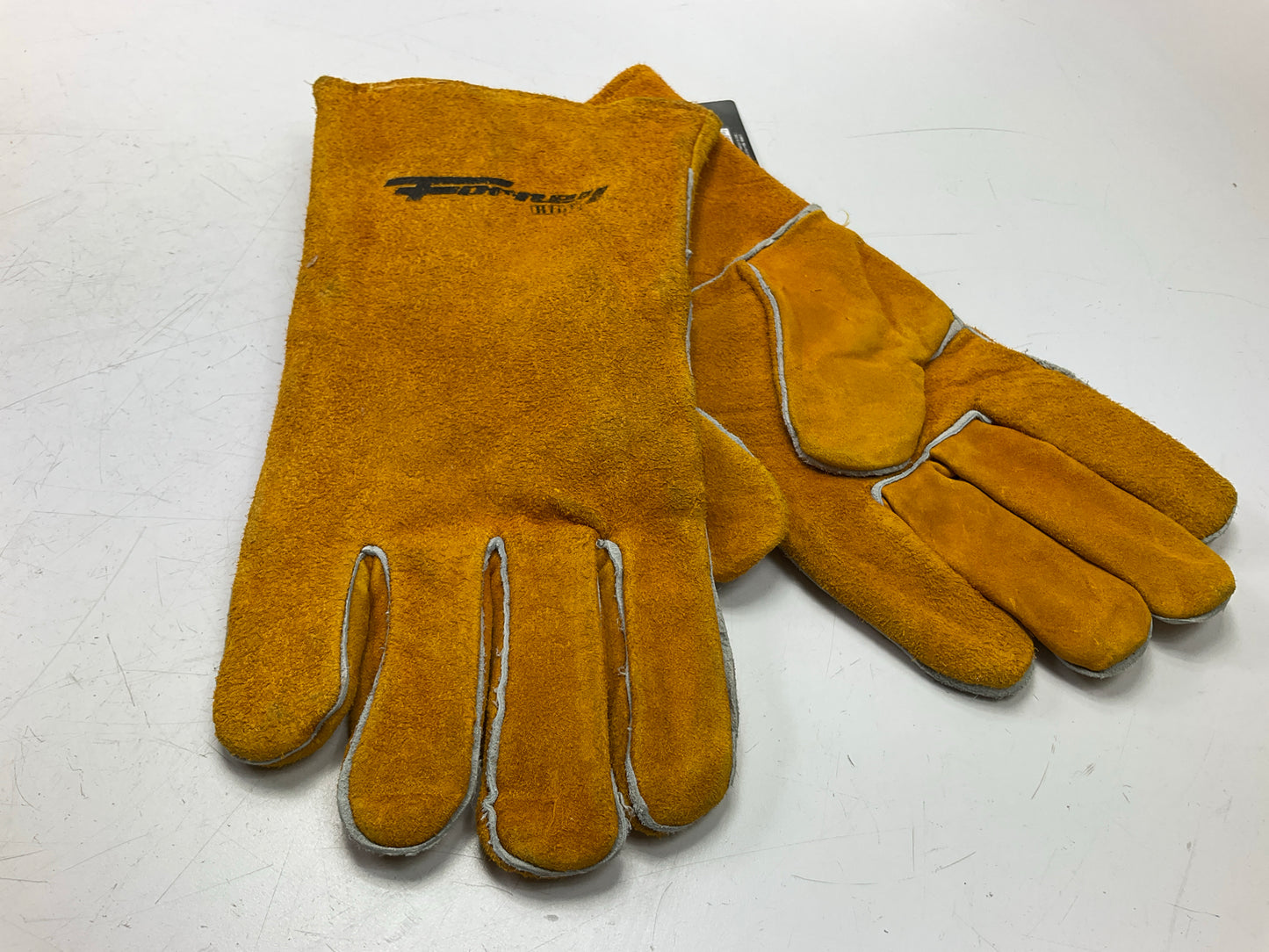 Forney 55206 Welding Gloves, Large, Brown Leather