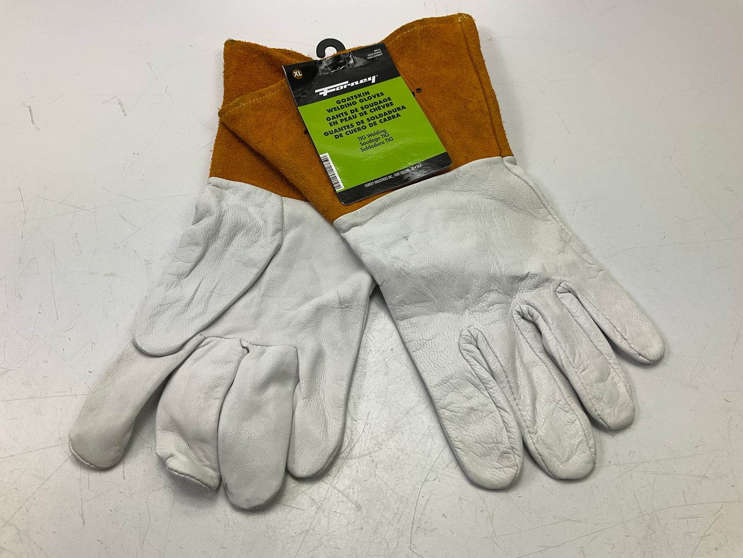 Forney 55210 TIG Welding Gloves, Extra-Large, Goatskin Hide - Maximum Dexterity