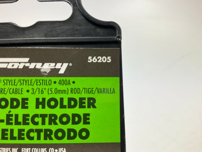 Forney 56205 Screw-type 8.5'' Electrode Holder, 400 AMP, Up To #2 Cable, 3/16 Rod