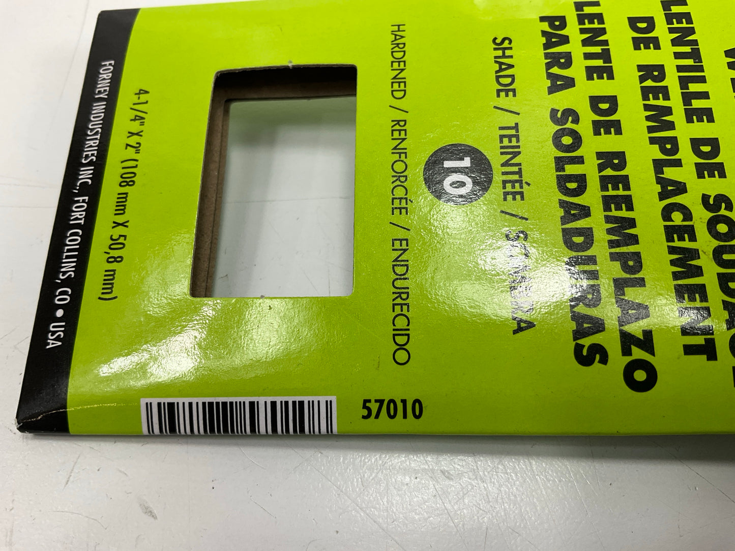 Forney 57010 - Welding Lens Replacements, Shade 10 - 4-1/4'' W X 2'' L