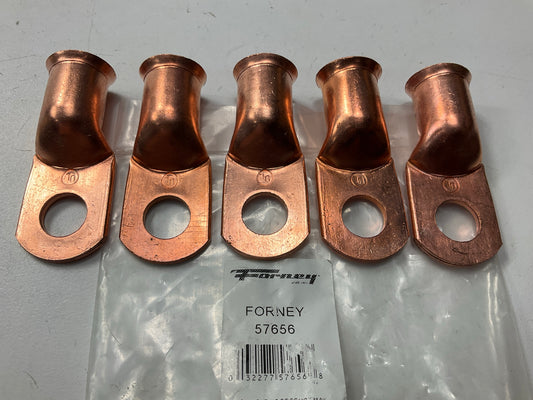 (5) Forney 57656 1/2'' Stud Premium Copper Cable Lug For 4/0 Cable