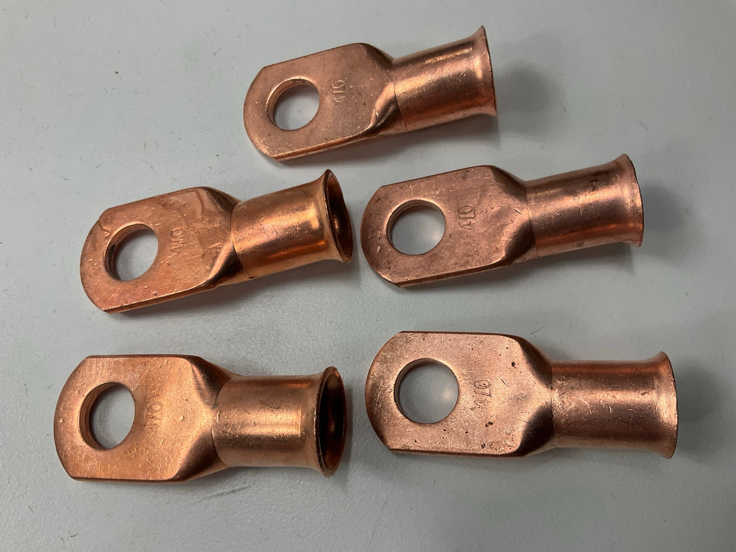 (5) Forney 57656 1/2'' Stud Premium Copper Cable Lug For 4/0 Cable