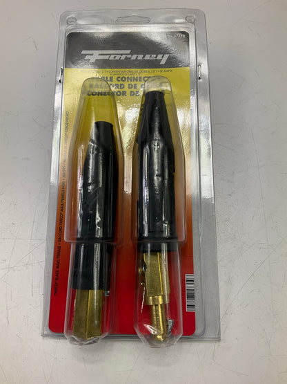 Forney 57710 Welding Cable Connector Set For #4 #2 #1 Tweco Style Male/Female