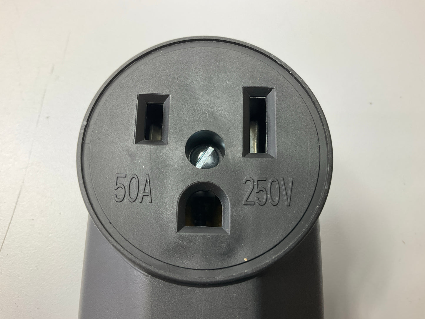 Forney 58402 Plastic Wall Receptacle, 220-Volt, 50 Amp, Nema 6-50