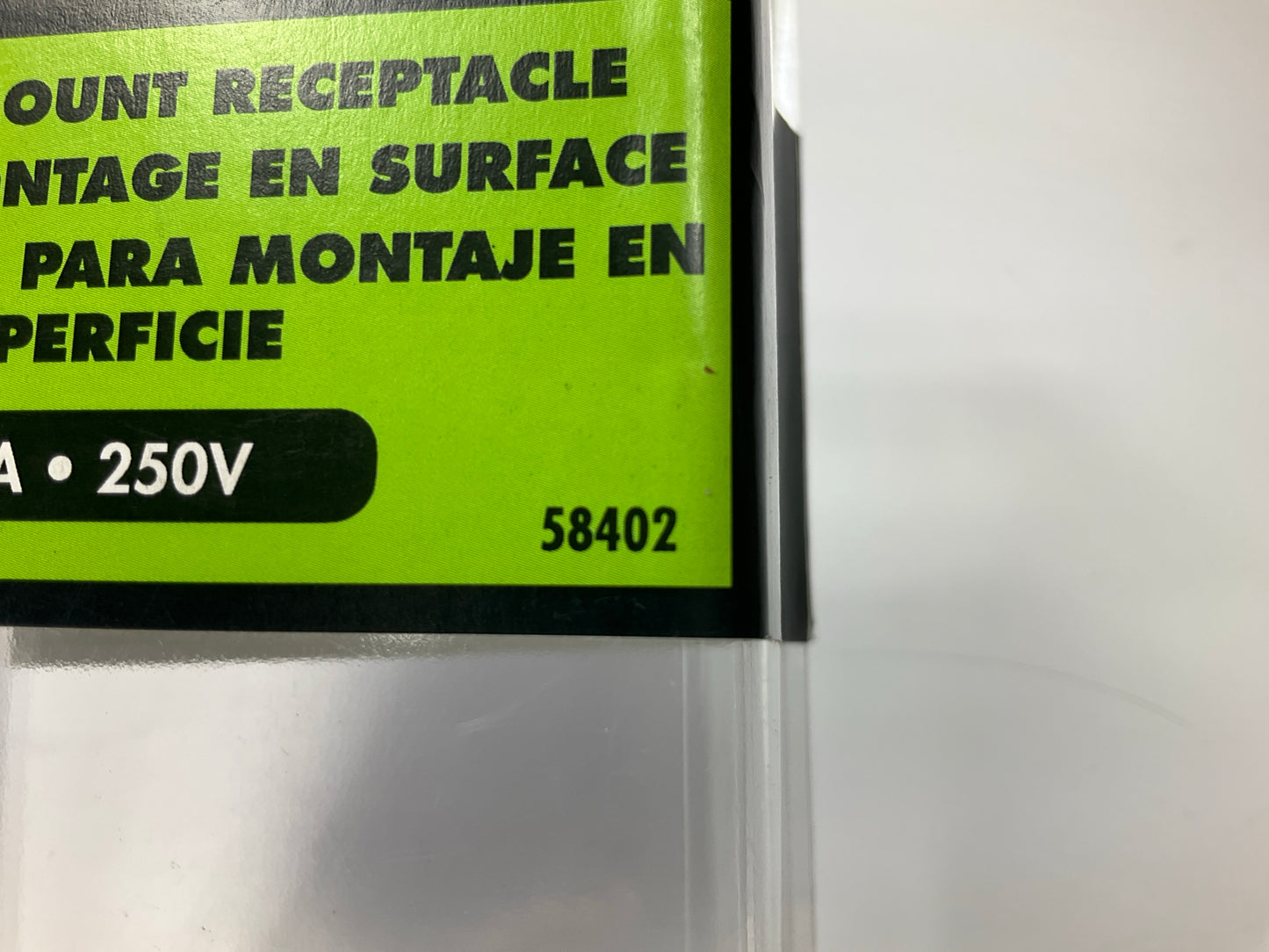 Forney 58402 Plastic Wall Receptacle, 220-Volt, 50 Amp, Nema 6-50