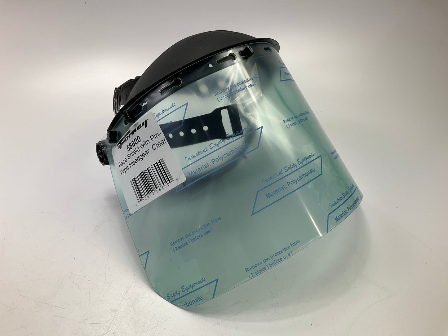 Forney 58600 Clear Face Shield With Pin-Type Headgear