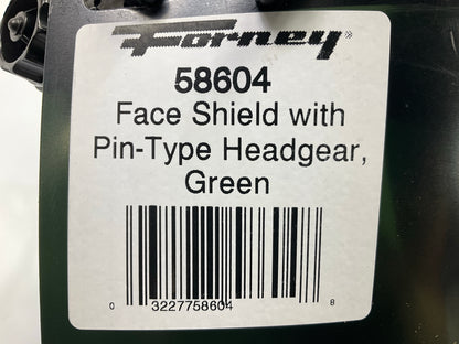 Forney 58604 Face Shield With Pin-Type Headgear, Green