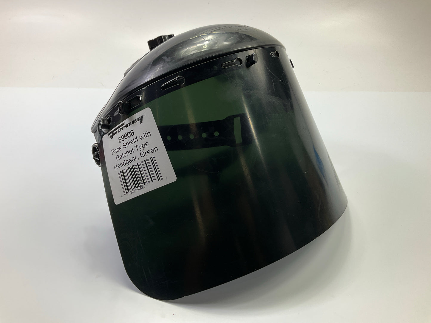 Forney 58606 Face Shield With Ratchet-Type Headgear, Green