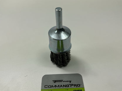 Forney 60002 Command PRO End Brush, Knotted, 1 In X .020 In X 1/4 In Shank