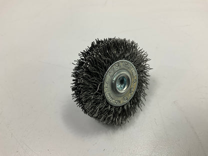 Forney 60013 Command PRO Wire Wheel, Crimped, 1-1/2 In X .014 In X 1/4 In Shank
