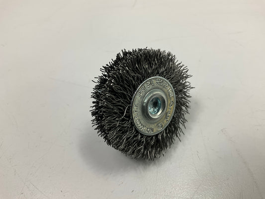 Forney 60013 Command PRO Wire Wheel, Crimped, 1-1/2 In X .014 In X 1/4 In Shank