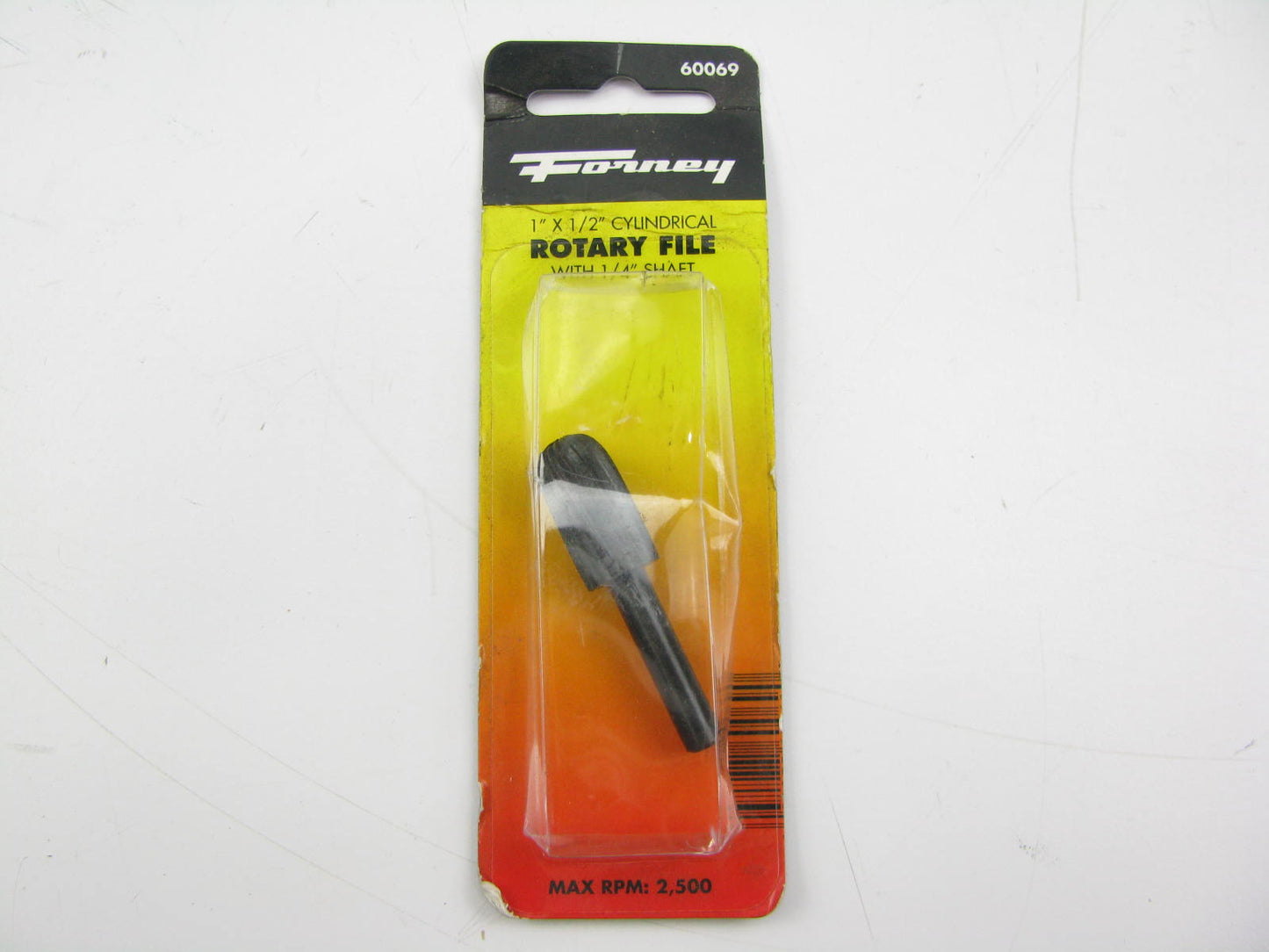 Forney 60069 Cylindrical Rotary File (Rounded End) 1''x1/2''x1/4''
