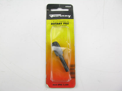 Forney 60069 Cylindrical Rotary File (Rounded End) 1''x1/2''x1/4''