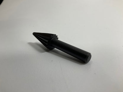 Forney 60074 1/2'' D X 1'' L Rotary File Conical Tempered Steel Shank Dia. 1/4 In