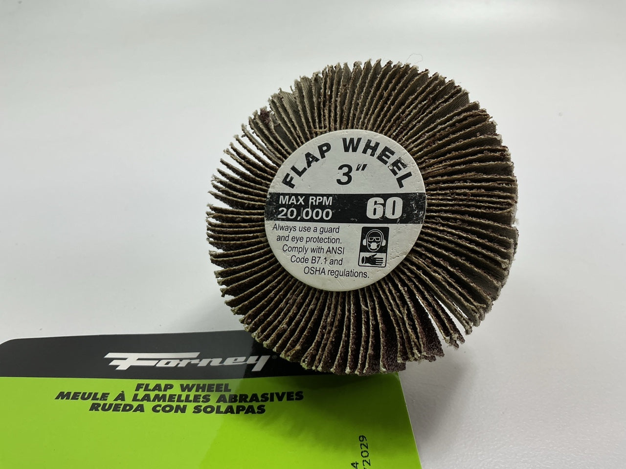 Forney 60181 Flap Wheel, Shank Mounted, 3 Inch X 1 Inch